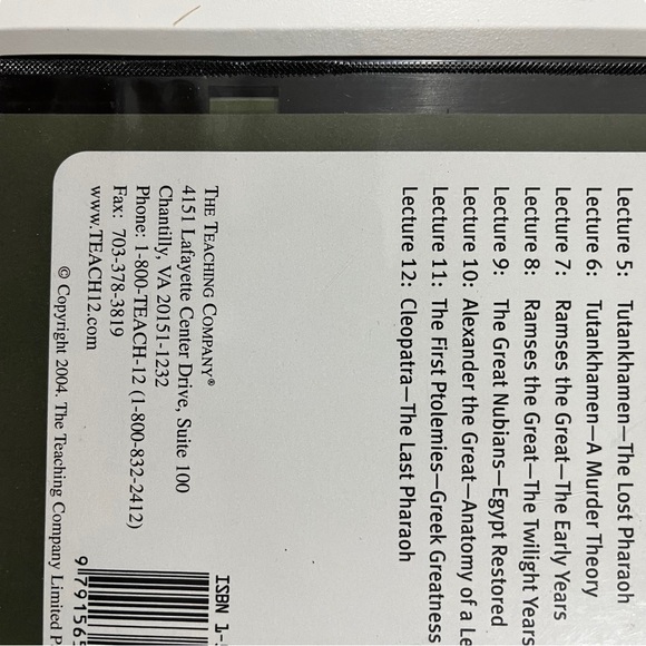 Great Pharaohs of Ancient Egypt By Professor Bob Brier 2 DVDs + Guidebook  EUC - Picture 8 of 10